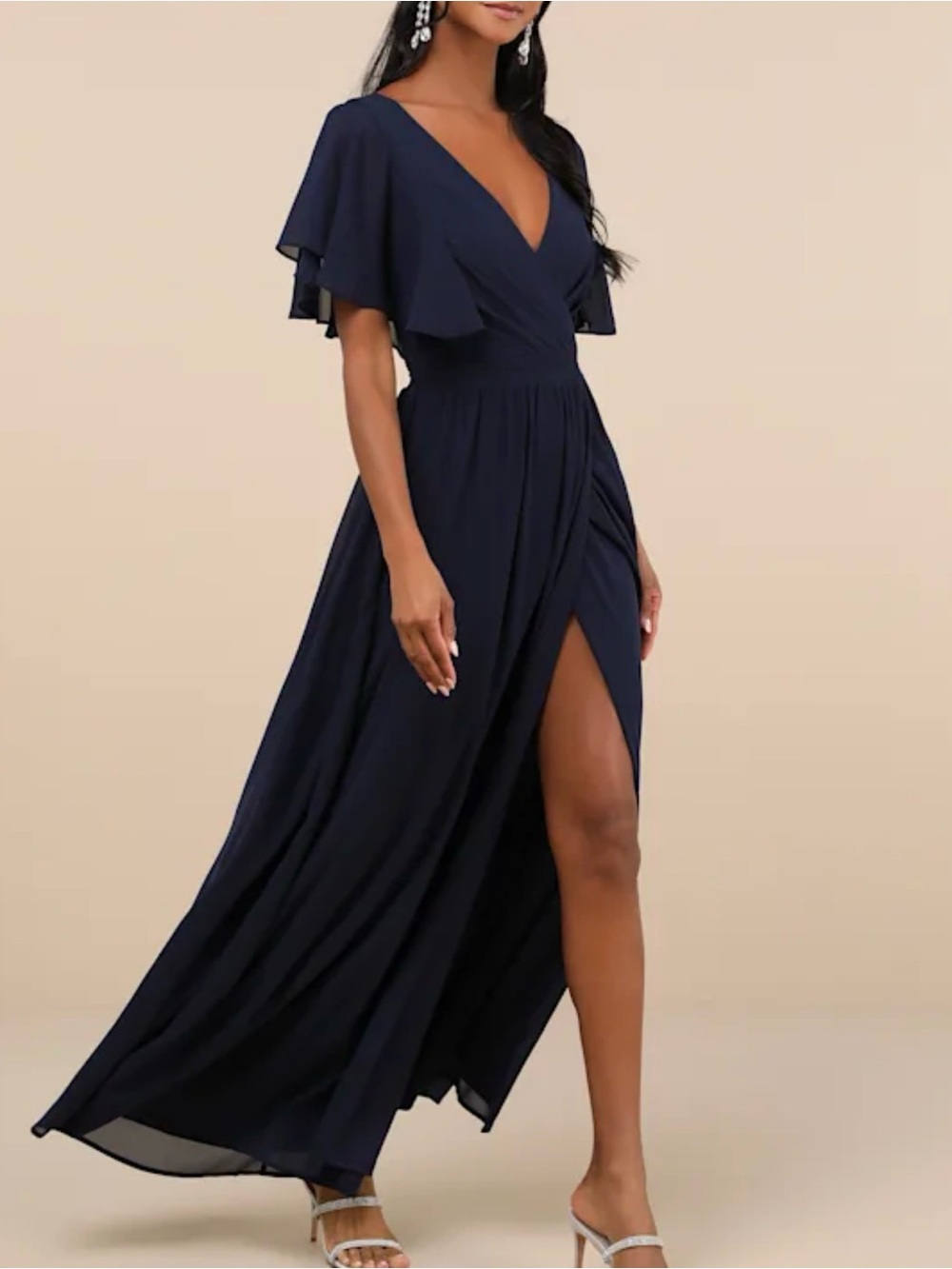 XS Navy Lulus Dress